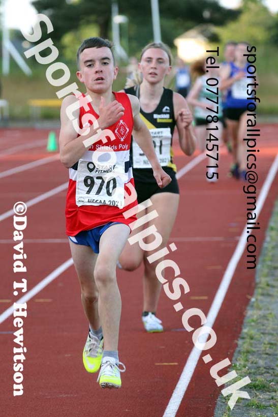 3000 metres, 2021 North East Grand Prix No.4, Monkton, Wednesday, June 30th. Photo: David T. Hewitson/Sports for All Pics